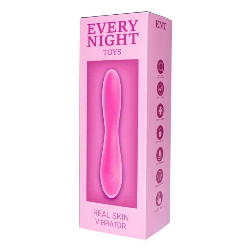 Вібратор Every Night Toys для точки G, рожевий - Зображення 4