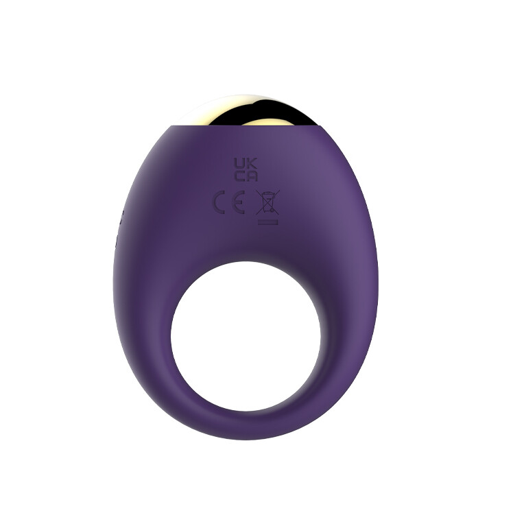 Ерекційне віброкільце Every Night Toys Halo, фіолетове, 7.6 х 3.2 см - Зображення 4