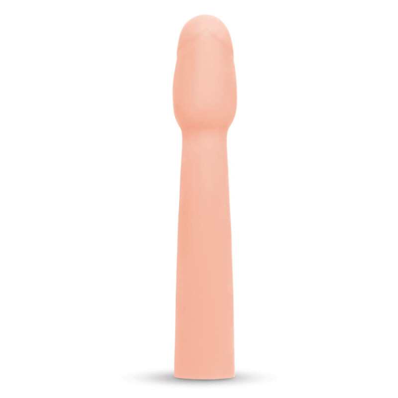 Насадка на пеніс Size-Up Penis Entender реалістична, бежева, 29.5 х 3.5 см - Изображение 3