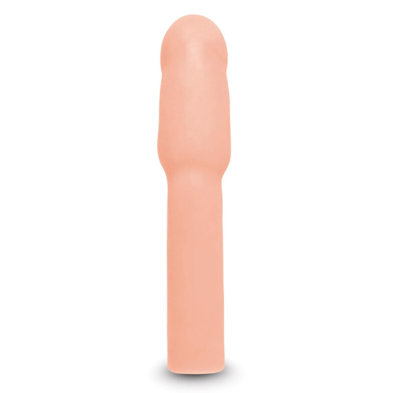 Насадка на пеніс Size-Up Penis Extender реалістична, бежева, 21.1 х 4.6 см - Зображення 4