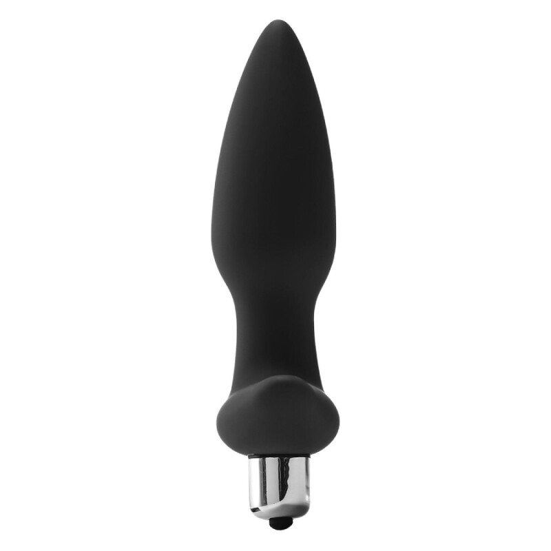 Анальна пробка Dreamtoys FantASSstic з віброкулею, чорна, 14 х 3.5 см - Изображение 3