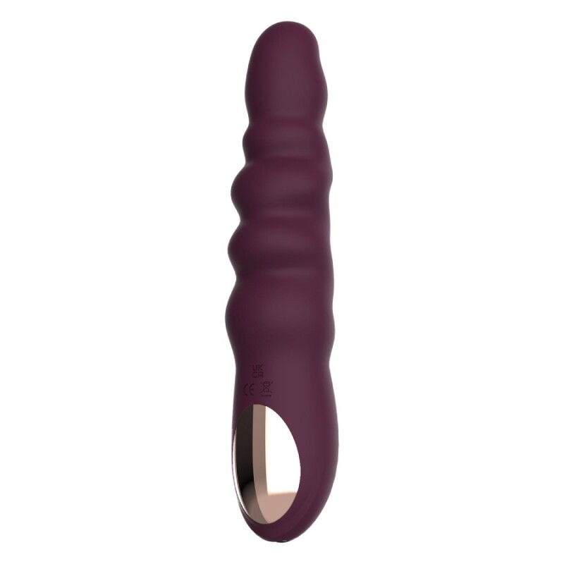 Вібратор Dreamtoys Ribbed Power Vibe, фіолетовий, 21.5 х 4 см - Изображение 2