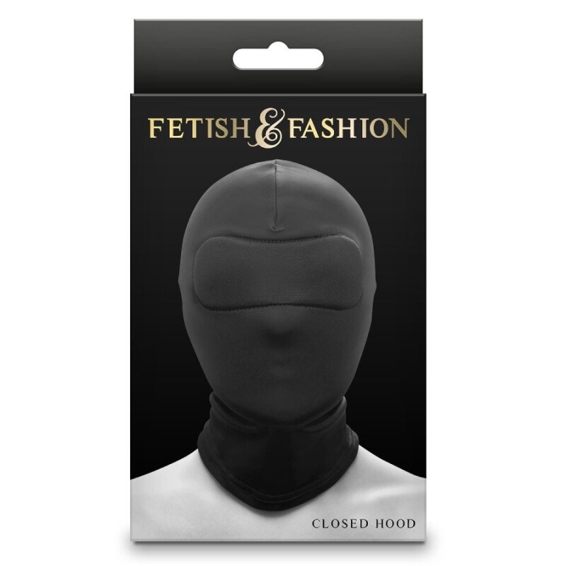 Маска на всю голову NS Novelties Fetish & Fashion’s Closed Hood, чорна, One Size - Зображення 1