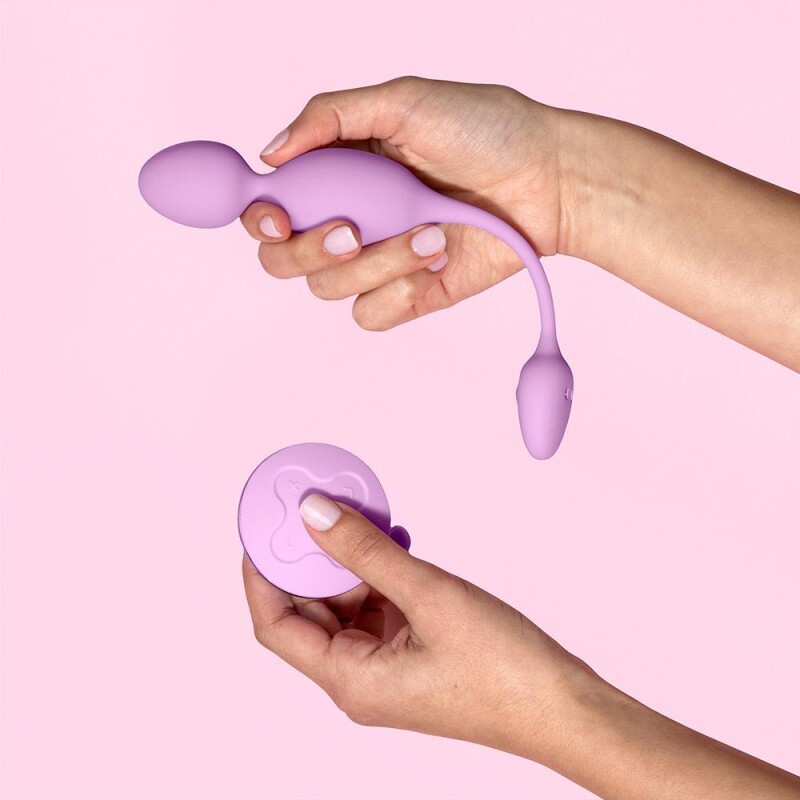 Вагінальні кульки з вібрацією Blush Wellness Raine з пультом, рожеві, 22.9 х 3.8 см - Изображение 5