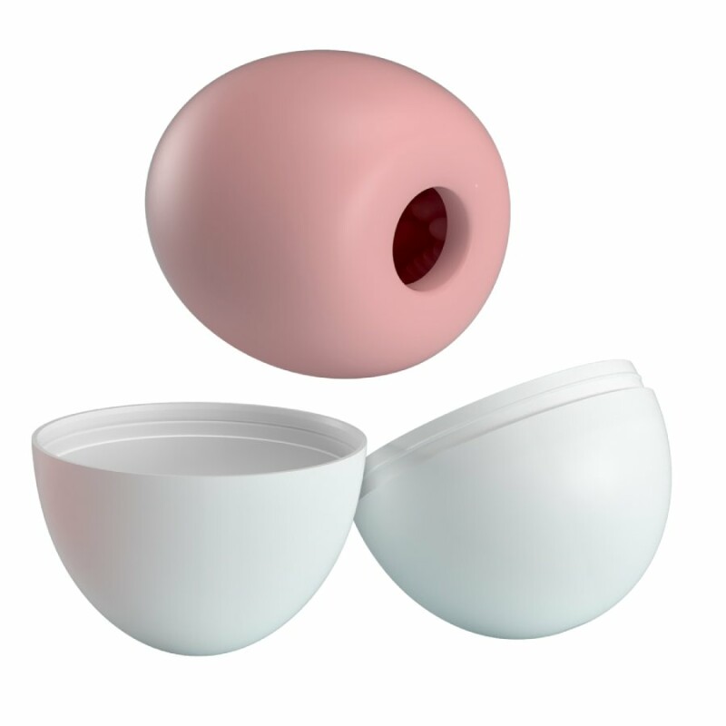 Мастурбатор яйце Pretty Love Pleasure Egg рожевий, 5.5 х 5 см - Зображення 4