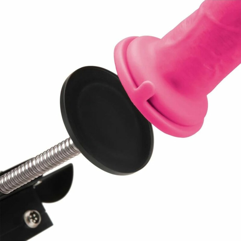Секс-машина Dreamtoys Sex Room Sex Machine з насадками і пультом, чорна - Зображення 4