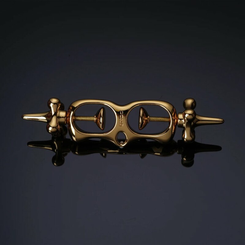 Наручники для великих пальців рук UPKO Thumb Metal Cuffs, золоті - Изображение 7