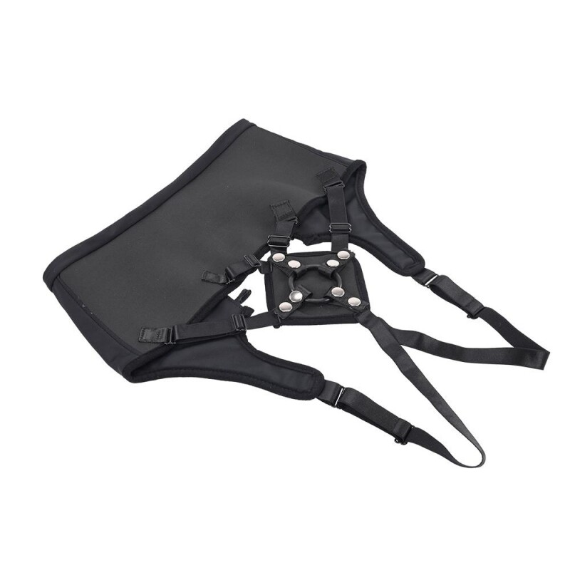 Трусики для страпона Sportsheets Corset з кільцевим кріпленням, чорні - Зображення 2