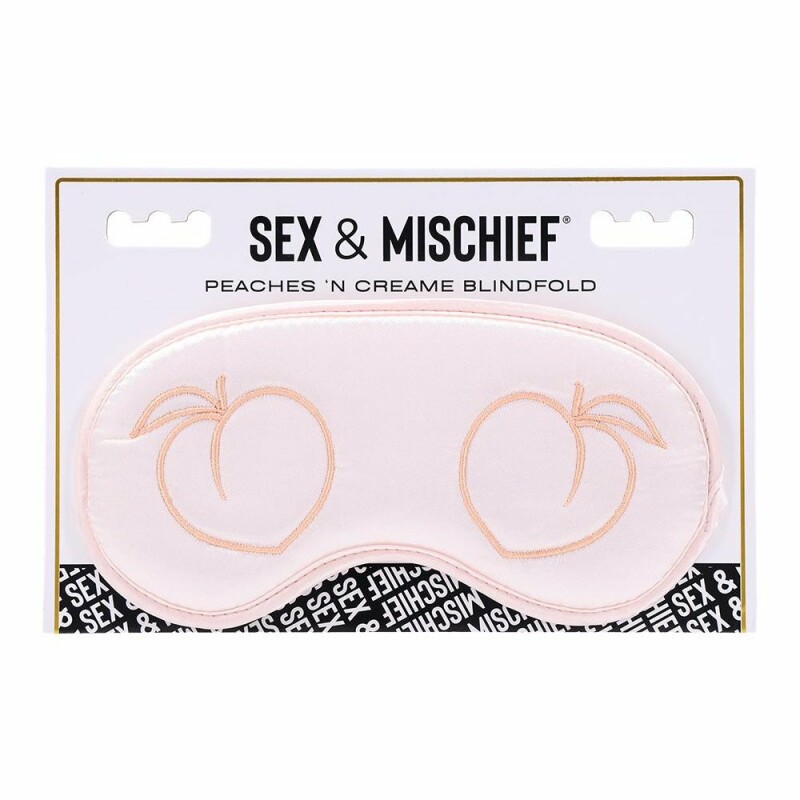 Маска на очі Sex & Mischief Peaches 'n CreaMe, біла, One Size - Изображение 1