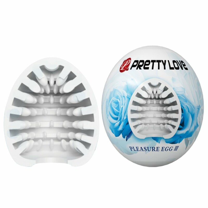 Мастурбатор яйце Pretty Love Pleasure Egg білий, 5.5 х 5 см