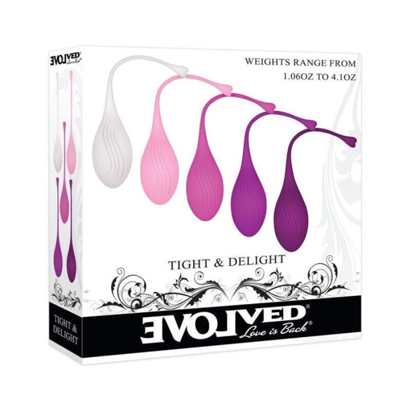 Набір вагінальних кульок Evolved Tight & Delight, 5 шт - Зображення 1