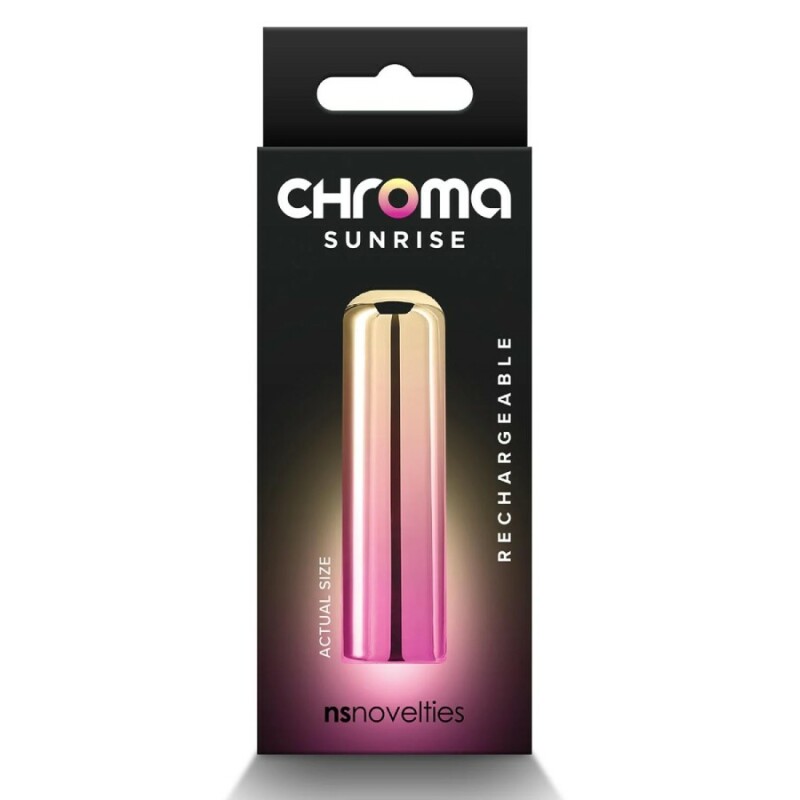 Віброкуля NS Novelties Chroma рожево-золота, 6.8 х 1.9 см - Зображення 1