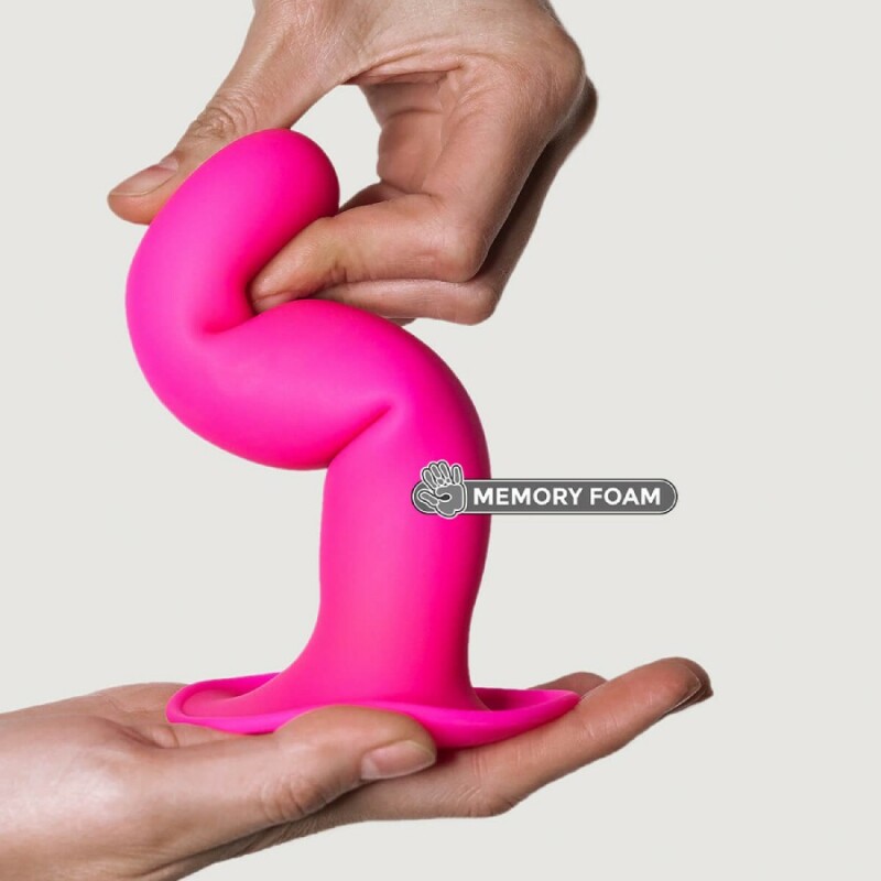 Фалоімітатор Adrien Lastic Hitsens 4 термореактивний, рожевий, 17.8 х 3.7 см - Зображення 2