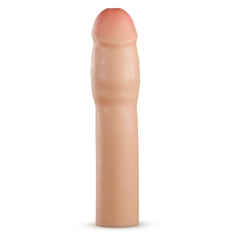 Насадка на пеніс реалістична Blush Performance Plus бежева, 17.7 х 4.4 см - Зображення 2