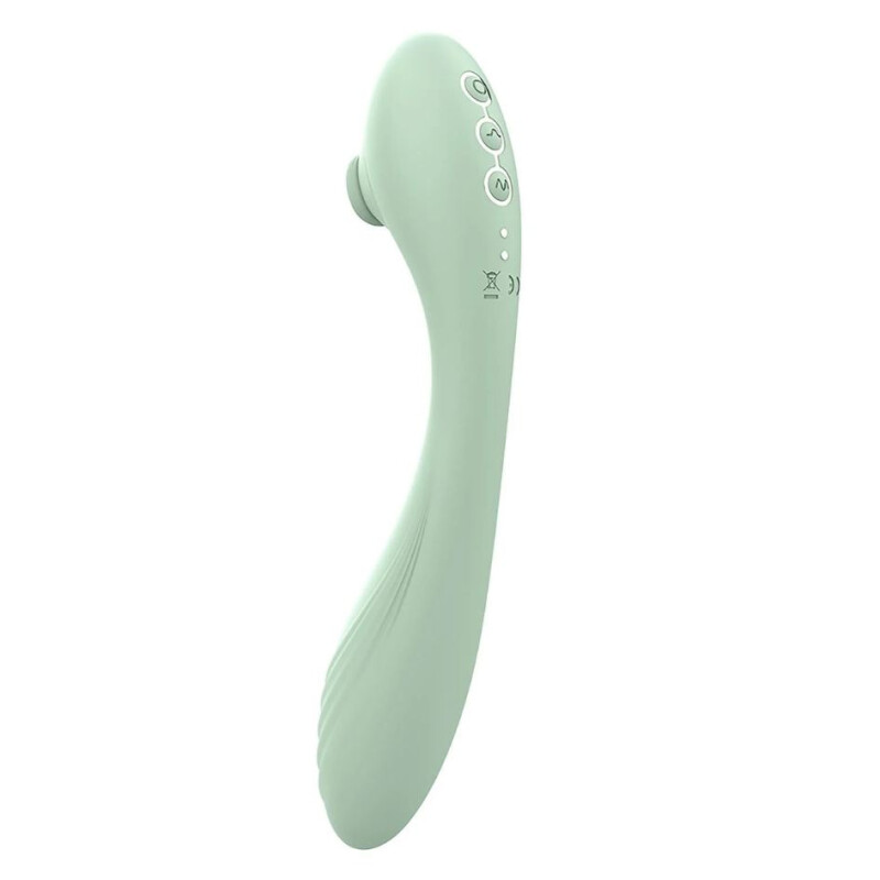 Вібратор з постукуванням Dreamtoys Glam Ultimate Tapping Vibe гнучкий універсальний, м'ятний, 23 х 5.6 х 3.9 см - Зображення 3