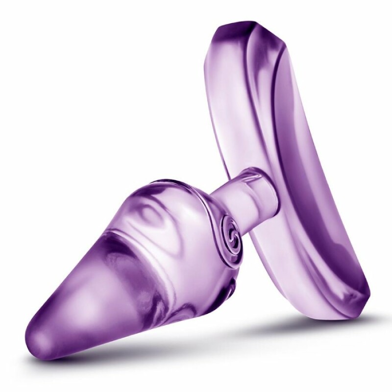 Анальна пробка Blush Jolly фіолетова, 6.9 х 2.5 см - Изображение 4