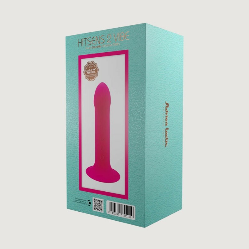 Вібратор Adrien Lastic Hitsens 2 на присосці, рожевий, 17.2 х 4 см - Изображение 5