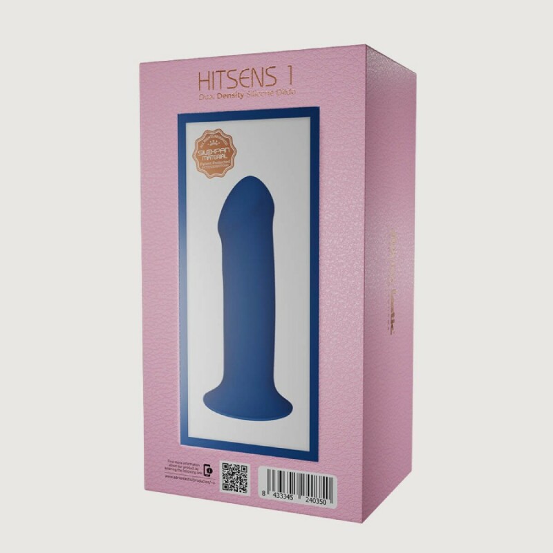 Фалоімітатор Adrien Lastic Hitsens 1 термореактивний, блакитний, 17.7 х 4.5 см - Зображення 6
