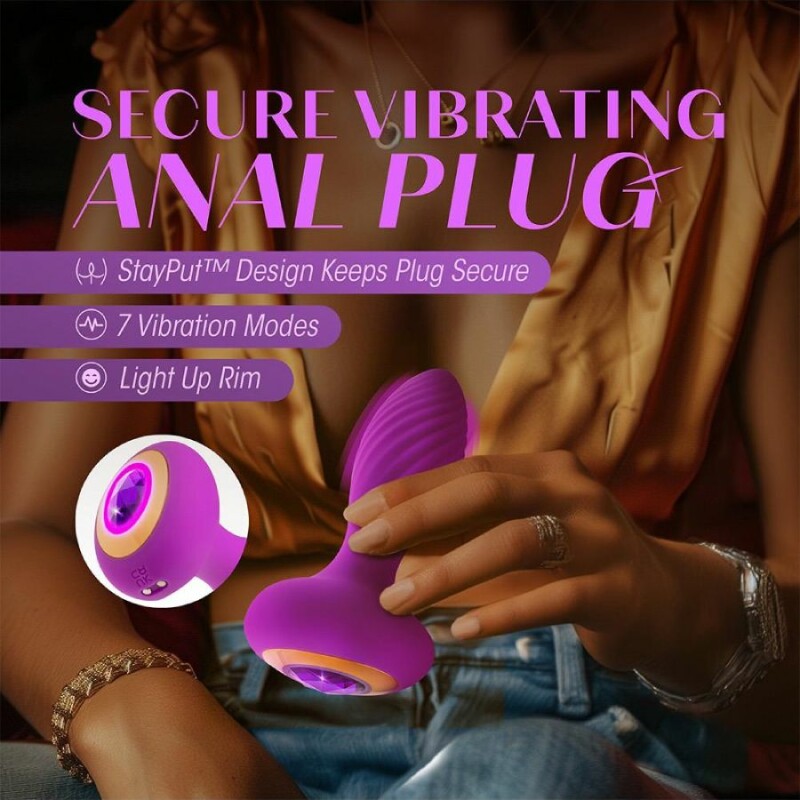 Анальний вібратор Blush Charm Amethyst фіолетовий, 11.4 х 3.2 см - Изображение 7