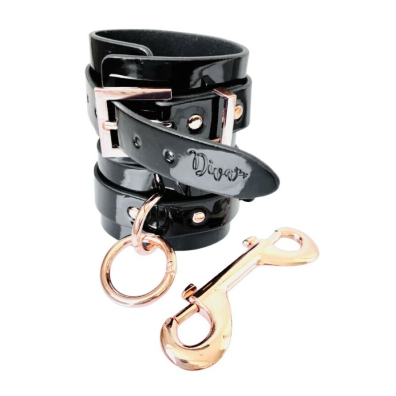 Манжети на щиколотки Kinky Diva чорні - Изображение 1