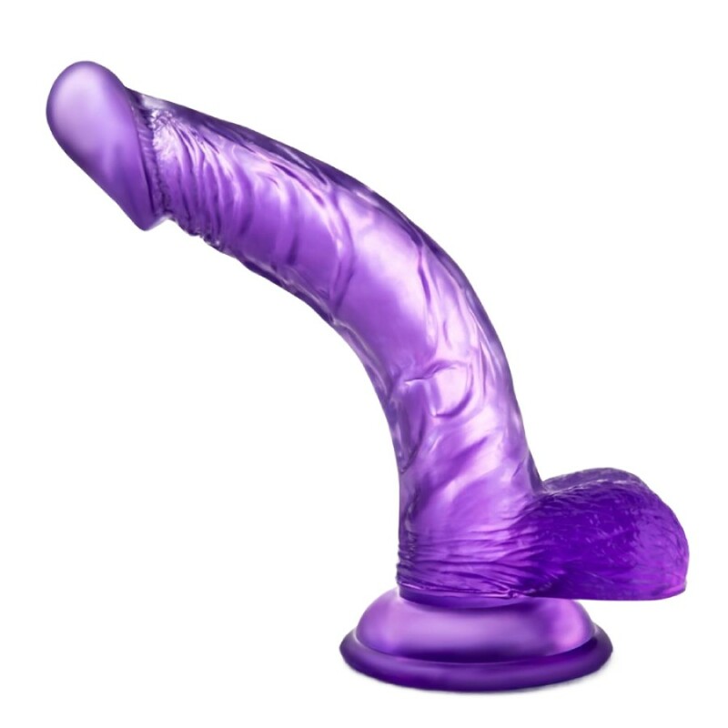 Фалоімітатор реалістичний Blush Sweet N Hard на присосці, фіолетовий, 21.5 х 3.8 см - Изображение 1