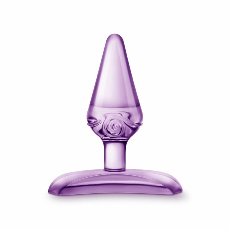 Анальна пробка Blush Jolly фіолетова, 6.9 х 2.5 см