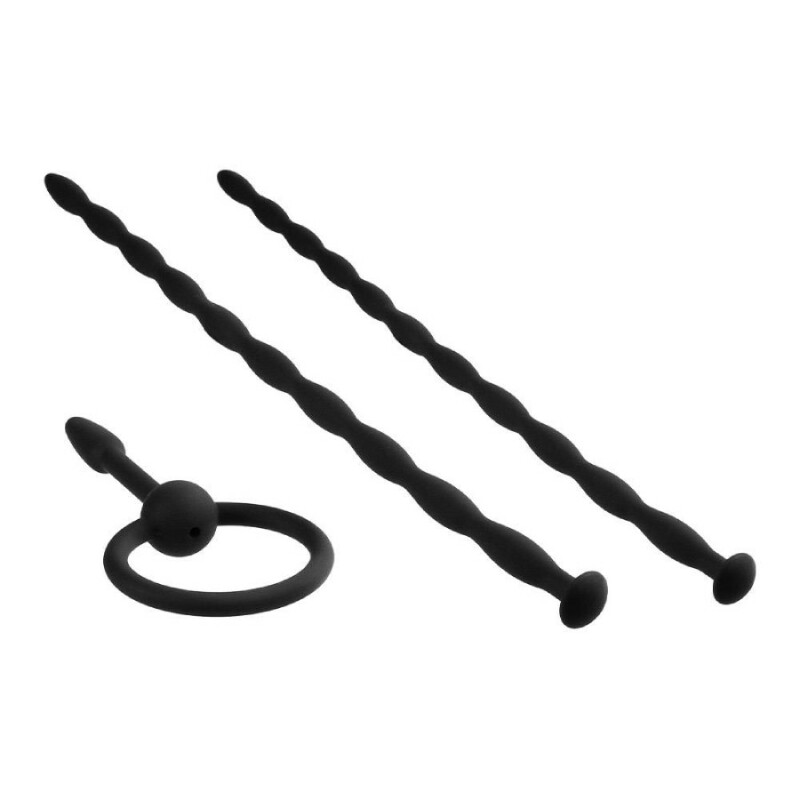 Набір уретральних катетерів NMC Knot Knot чорний, 3 шт - Изображение 2