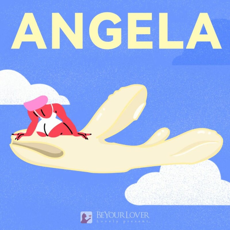 Вібратор-кролик 3 в 1 BeYourLover Angela з вакуумом і таппінгом, бежевий, 21.8 х 3.8 см - Зображення 6
