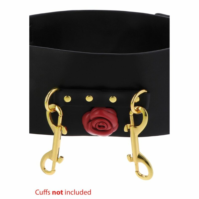 Пояс для бондажу Taboom Wild Roses Bondage Belt з трояндами, чорний, S/M - Изображение 5