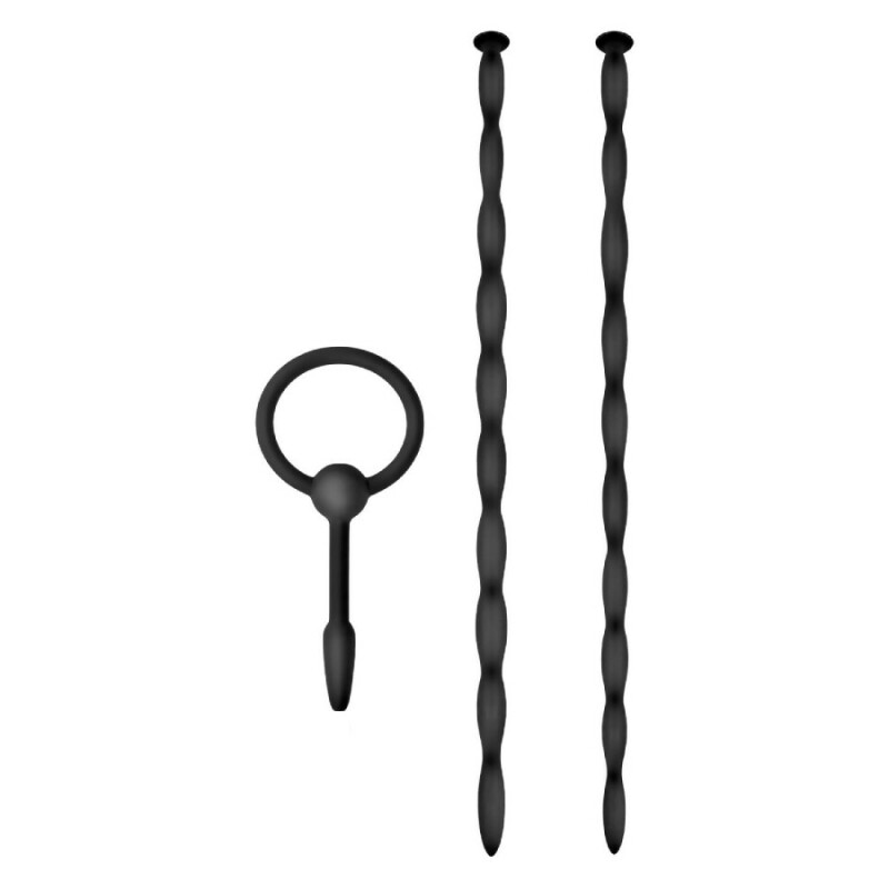 Набір уретральних катетерів NMC Knot Knot чорний, 3 шт