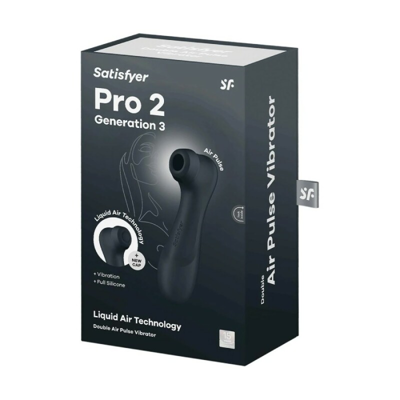 Вібратор Satisfyer Pro 2 з ефектом пульсації, чорний, 16.4 х 6.5 см - Зображення 1