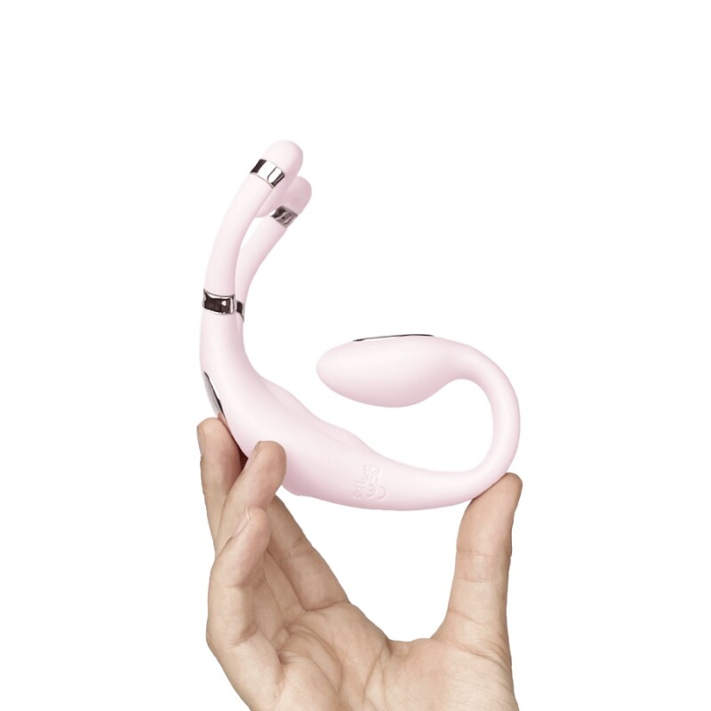 Вібратор для клітора та точки G Adrien Lastic Venus з керуванням з додатка, рожевий, 13 х 3.5 см - Зображення 1