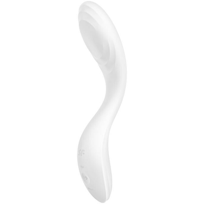 Вібратор для точки G Satisfyer Rrrolling Pleasure з рухливою кулькою, білий, 21.9 х 3.9 см - Зображення 2