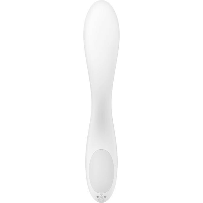 Вібратор для точки G Satisfyer Rrrolling Pleasure з рухливою кулькою, білий, 21.9 х 3.9 см - Зображення 4