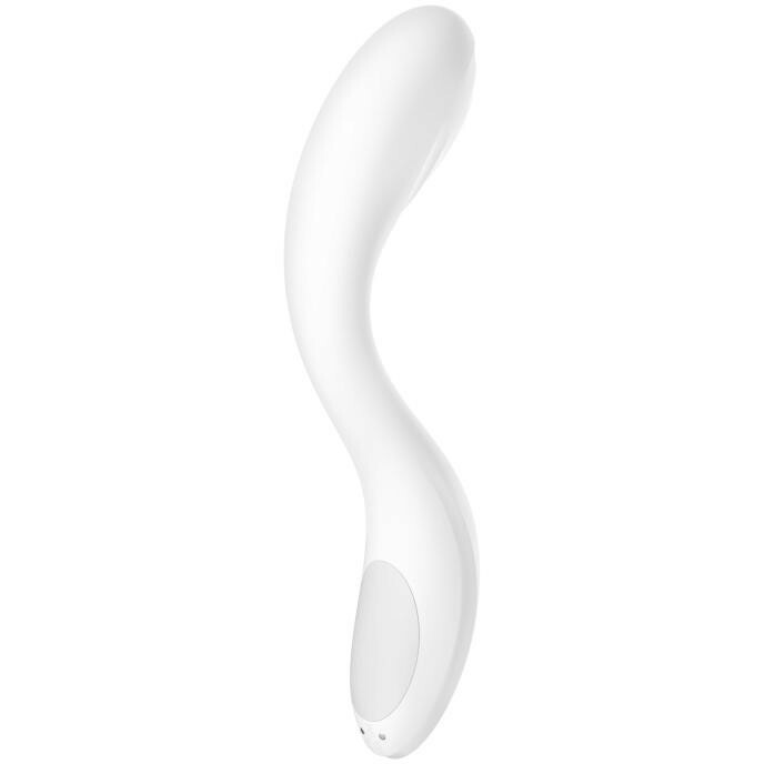 Вібратор для точки G Satisfyer Rrrolling Pleasure з рухливою кулькою, білий, 21.9 х 3.9 см - Зображення 5