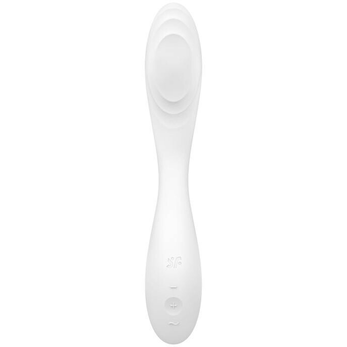 Вібратор для точки G Satisfyer Rrrolling Pleasure з рухливою кулькою, білий, 21.9 х 3.9 см - Зображення 6