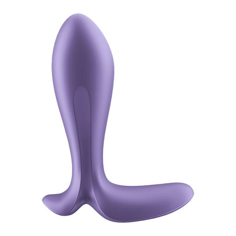 Анальний вібратор Satisfyer Intensity Plug з додатком, фіолетовий, 11.3 х 5 см - Зображення 2