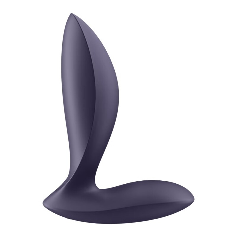Анальний вібратор Satisfyer Power Plug з додатком, фіолетовий, 11.3 х 5 см - Изображение 2