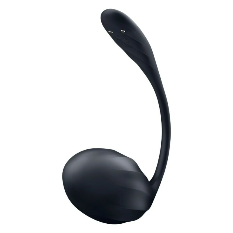 Вібратор у трисики Satisfyer Ribbed Petal з додаткомі пультом, чорний, 23.5 х 3.8 см - Зображення 2