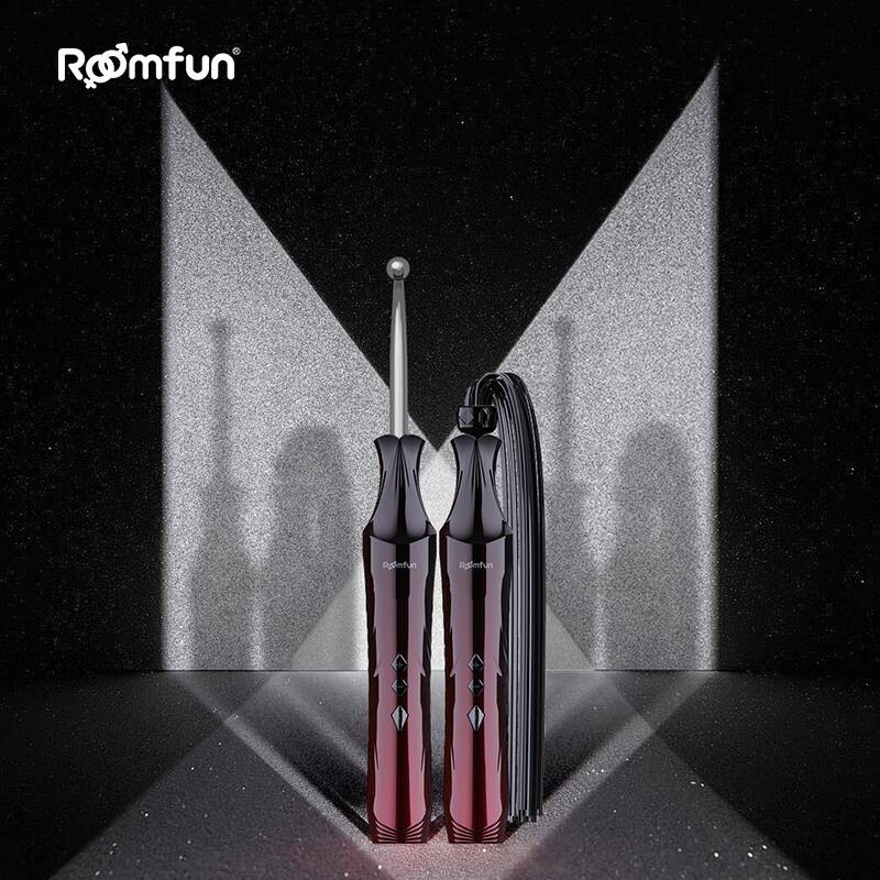 Флогер Roomfun з електростимуляцією, рожево-чорний - Изображение 3
