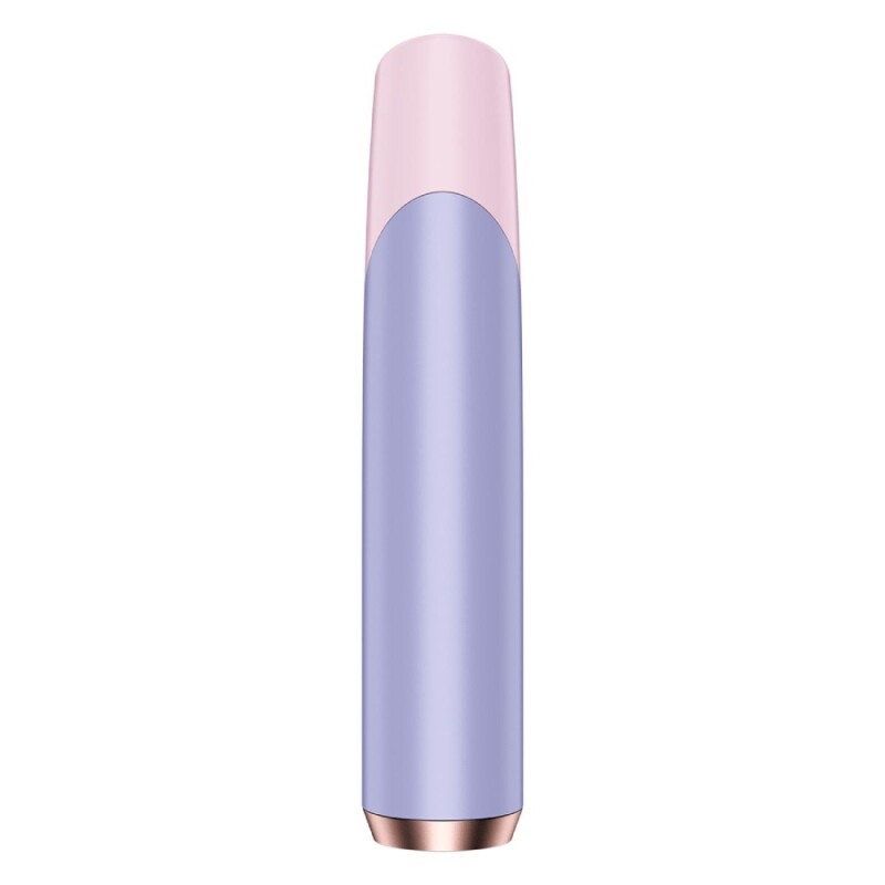 Вібратор у вигляді помади Satisfyer Bold Kiss з вакуумною стимуляцією, фіолетовий, 12.5 х 2.4 см - Зображення 3