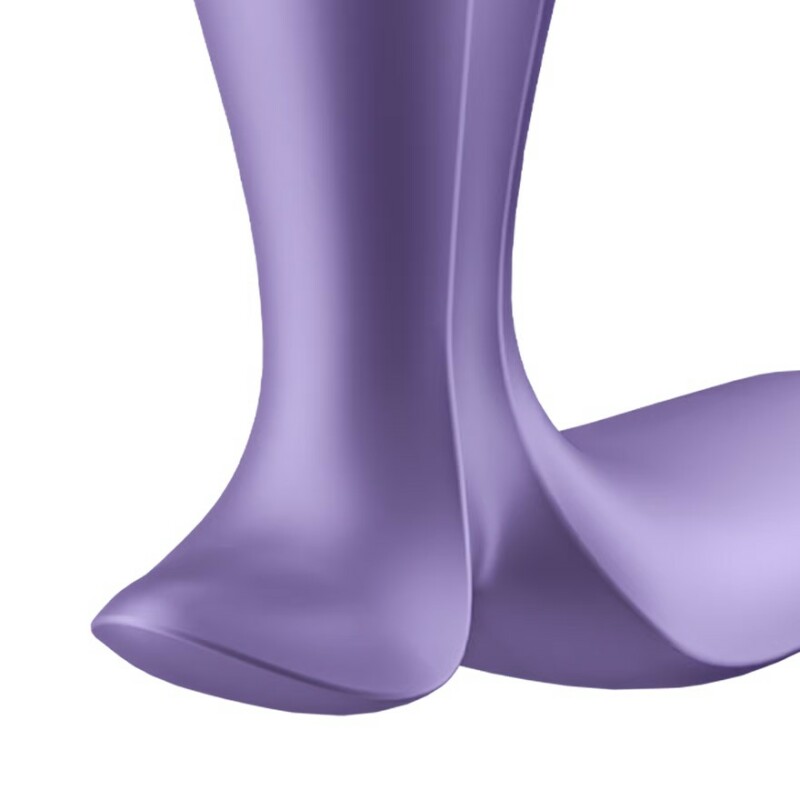 Анальний вібратор Satisfyer Intensity Plug з додатком, фіолетовий, 11.3 х 5 см - Зображення 3