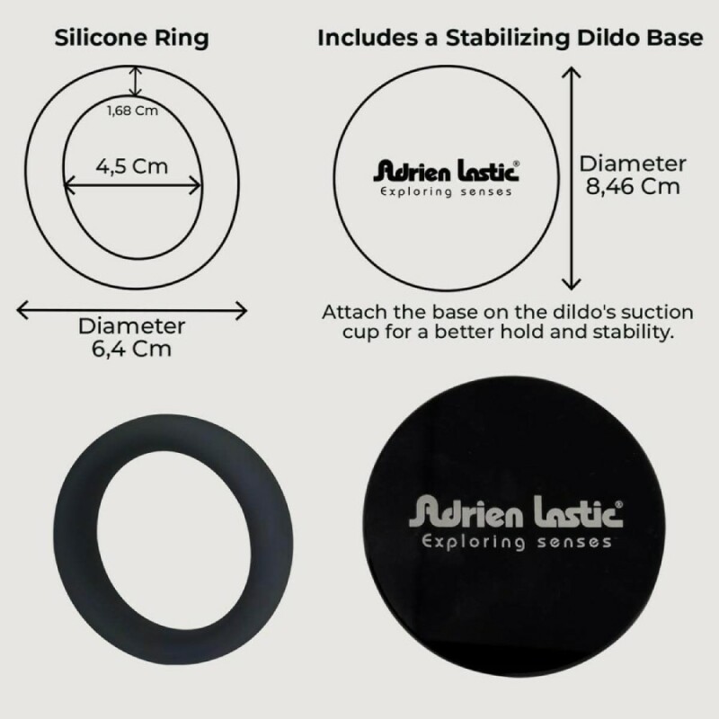 Трусики для страпона Adrien Lastic Lastic Strap-on джинсові, чорні, One Size - Зображення 4