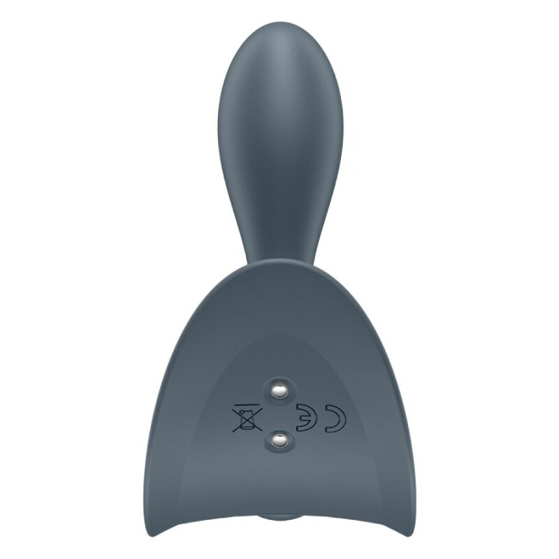 Анальний вібратор Satisfyer Booty Absolute Beginners 2 з широкою основою, сірий, 7.8 х 7 см - Зображення 4