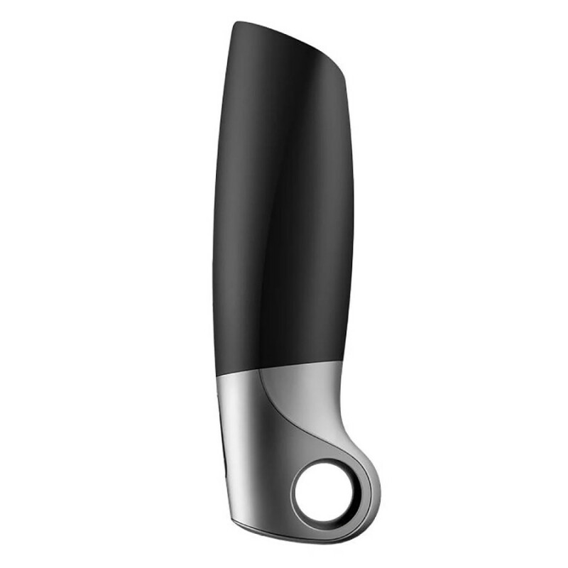 Мастурбатор Satisfyer Power Masturbator з додатком, чорний, 26 х 6 см - Изображение 4