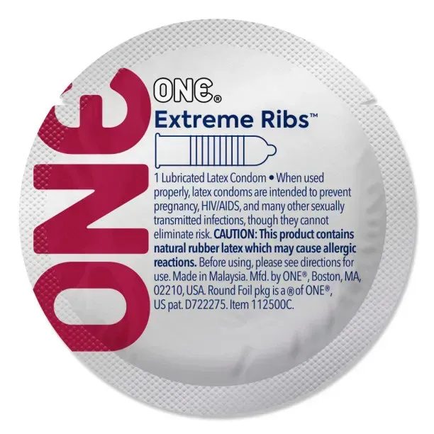 Набір презервативів One Мікс Classic, XL, Strong, Ribs, Studs, 5 шт - Изображение 4