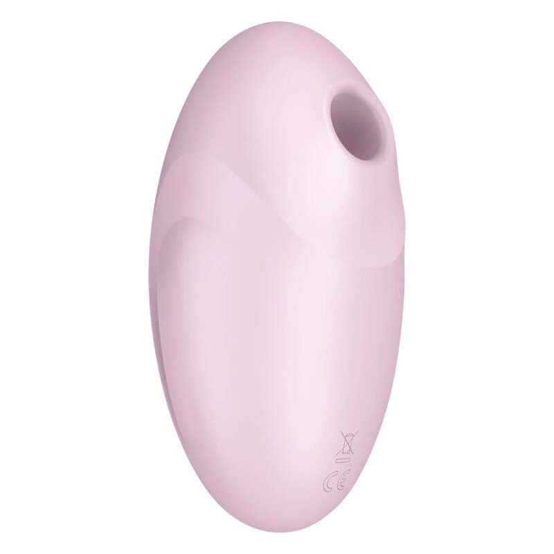Вакуумний стимулятор клітора Satisfyer Vulva Lover 3 з вібрацією, рожевий, 11 х 6 см - Изображение 4