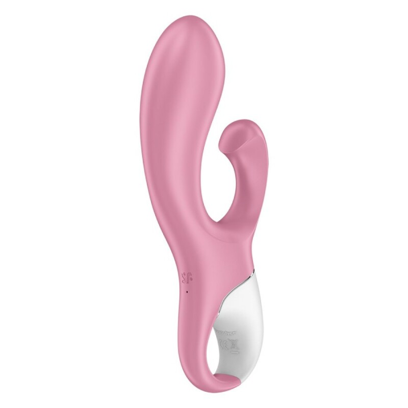 Вібратор-кролик Satisfyer Air Pump Bunny 2 рожевий, 20 х 4 см - Зображення 5