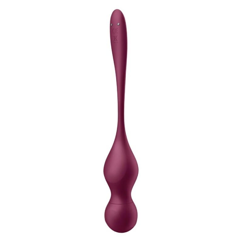 Вагінальні віброкульки Love Birds Vary з додатком і пультом, бордові, 22.2 х 3.3 см - Изображение 5
