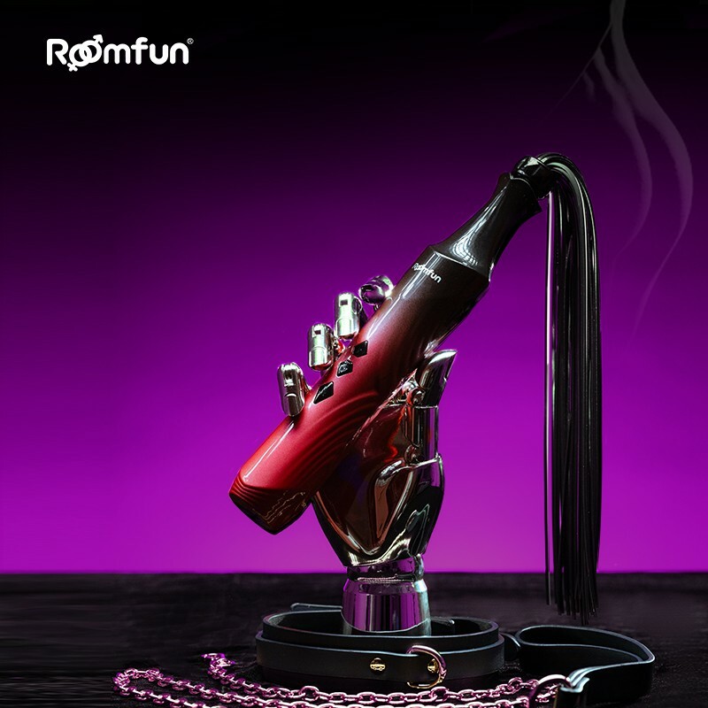 Флогер Roomfun з електростимуляцією, рожево-чорний - Изображение 5